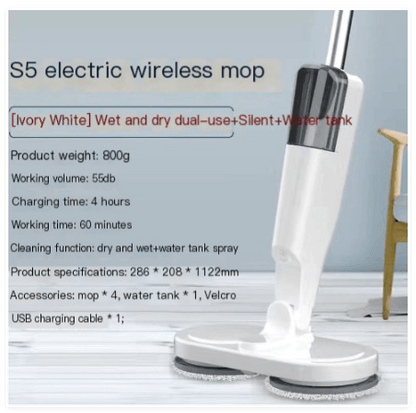 Twin Spin Electric Mop