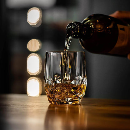 Green Crystal Whiskey Glasses
