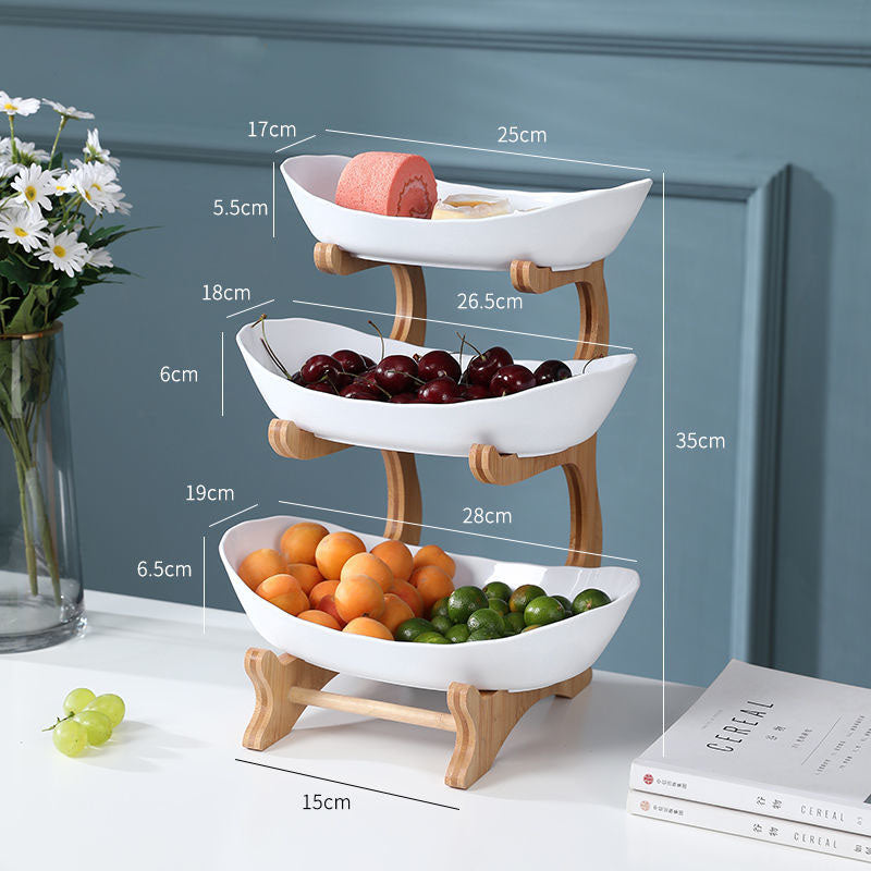 Tiered Fruit Display Stand