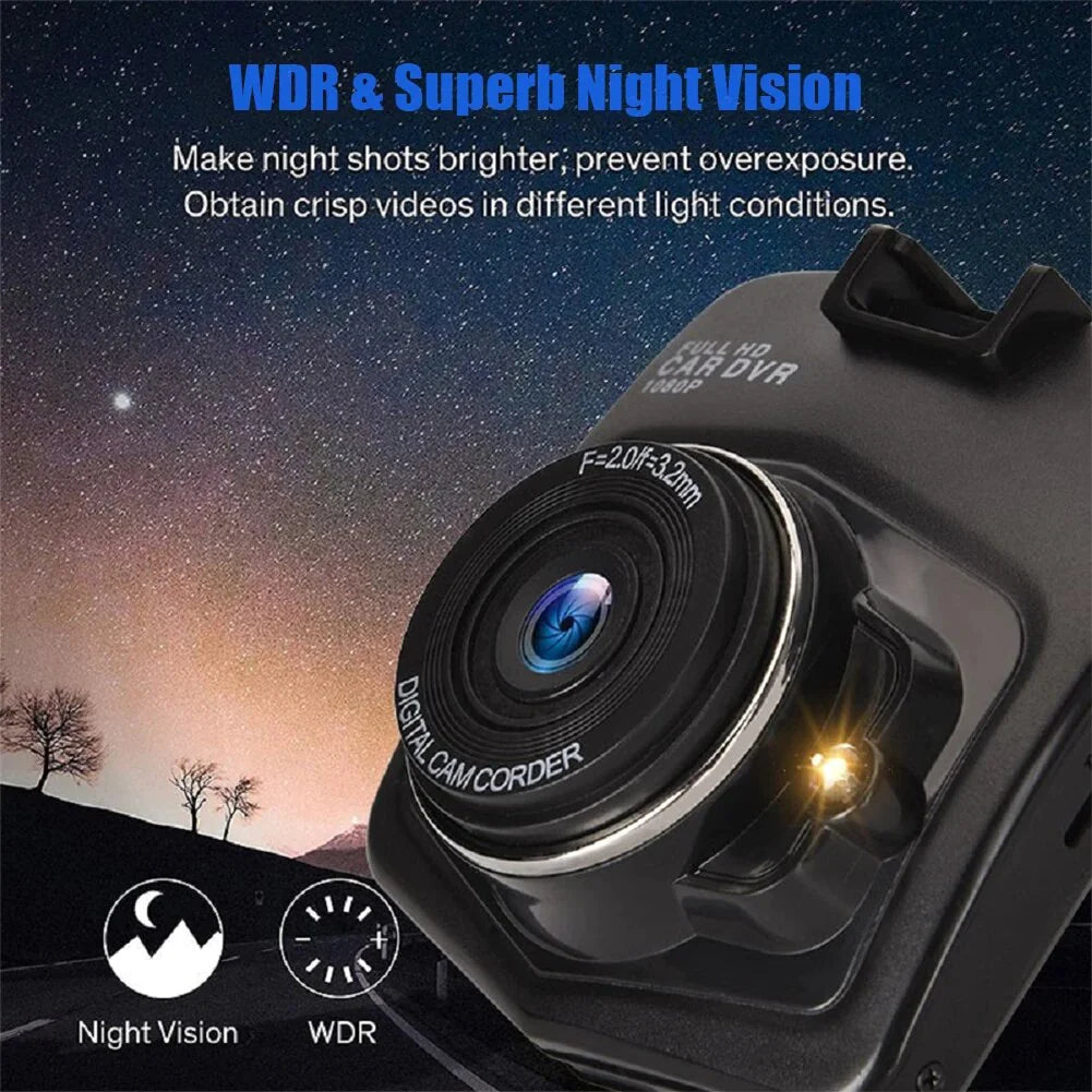 HD Night Vision Dash Cam 2.4&