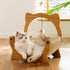 Cat Scratcher Couch Cat Sofa Cardboard Cat Scratcher Couch Cat Scratcher Sofa Bed Cardboard Cat Bed Cat Scratching Bed Cat Couches for Indoor Cats (C Shape) ChicCharm