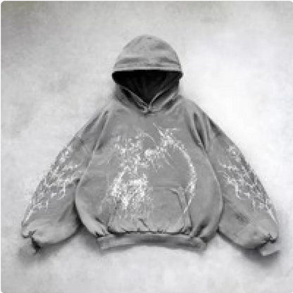 Metro Flair Hooded Art Sweatshirt