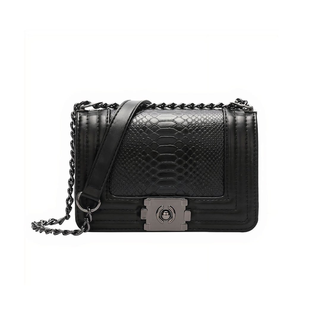 Bertha Vegan Python Satchel ChicCharm