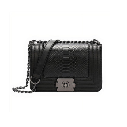 Bertha Vegan Python Satchel ChicCharm