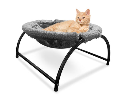Deluxe Cat Lounger - Cozy Raised Hammock ChicCharm