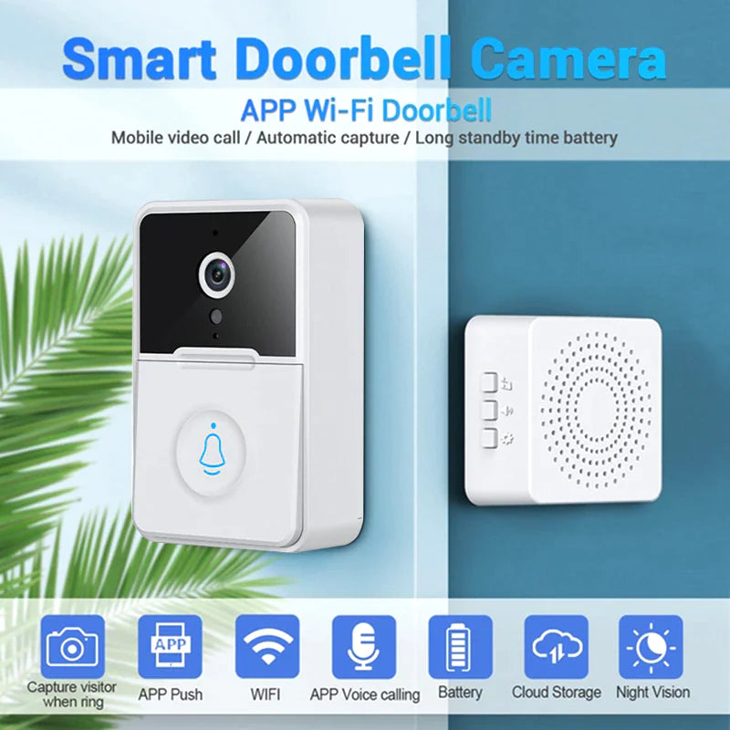 Smart WiFi Video Doorbell with Intercom
