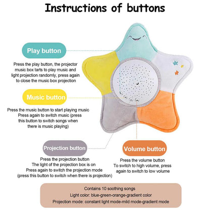 Twinkle Star LED Plush Night Light