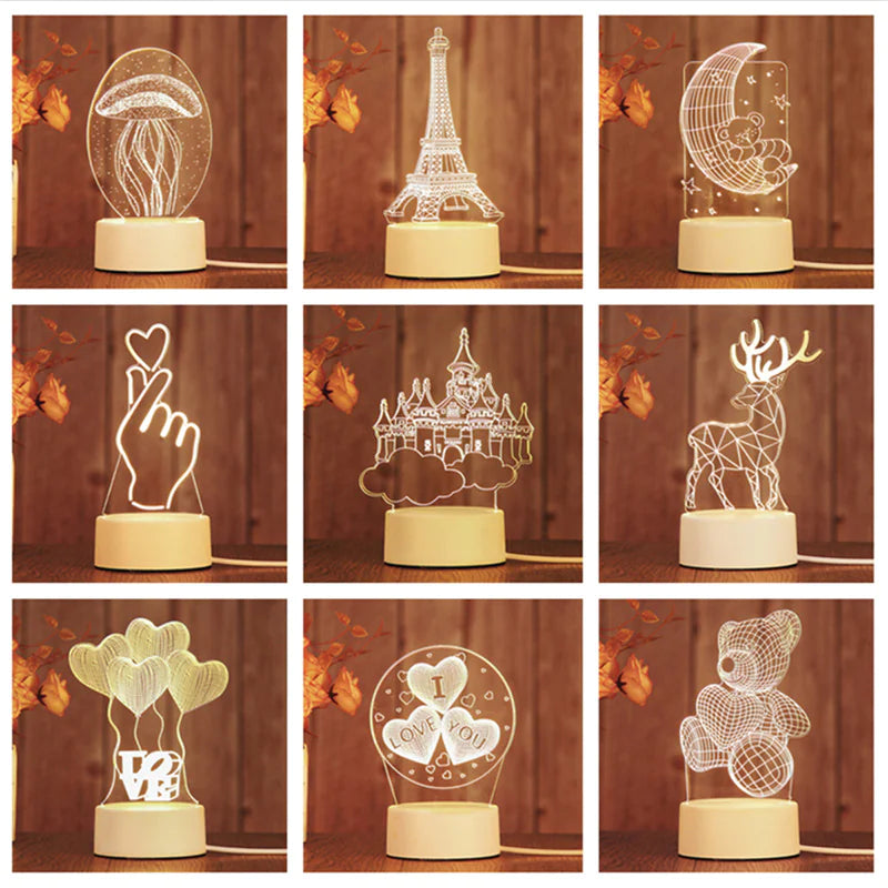 3D Acrylic Love Illuminator