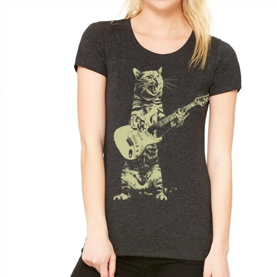 Guitar Kitty Tee
