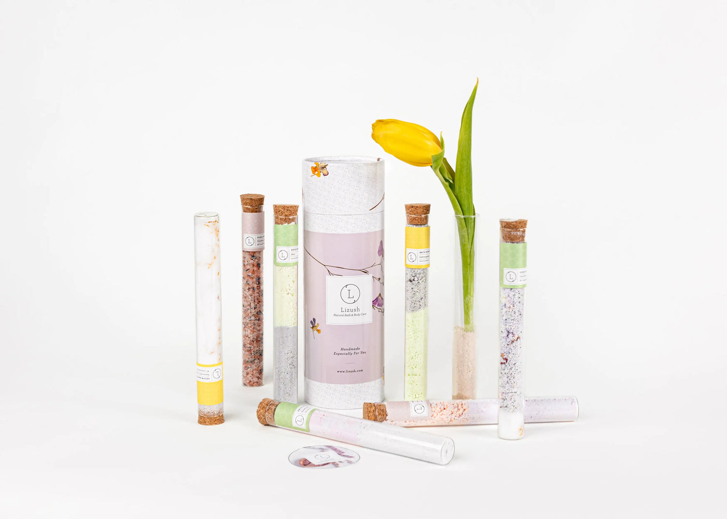 Botanical Bliss Bath Tube Set - 7 Unique Blends