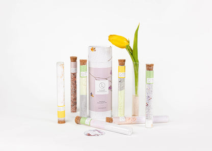 Botanical Bliss Bath Tube Set - 7 Unique Blends