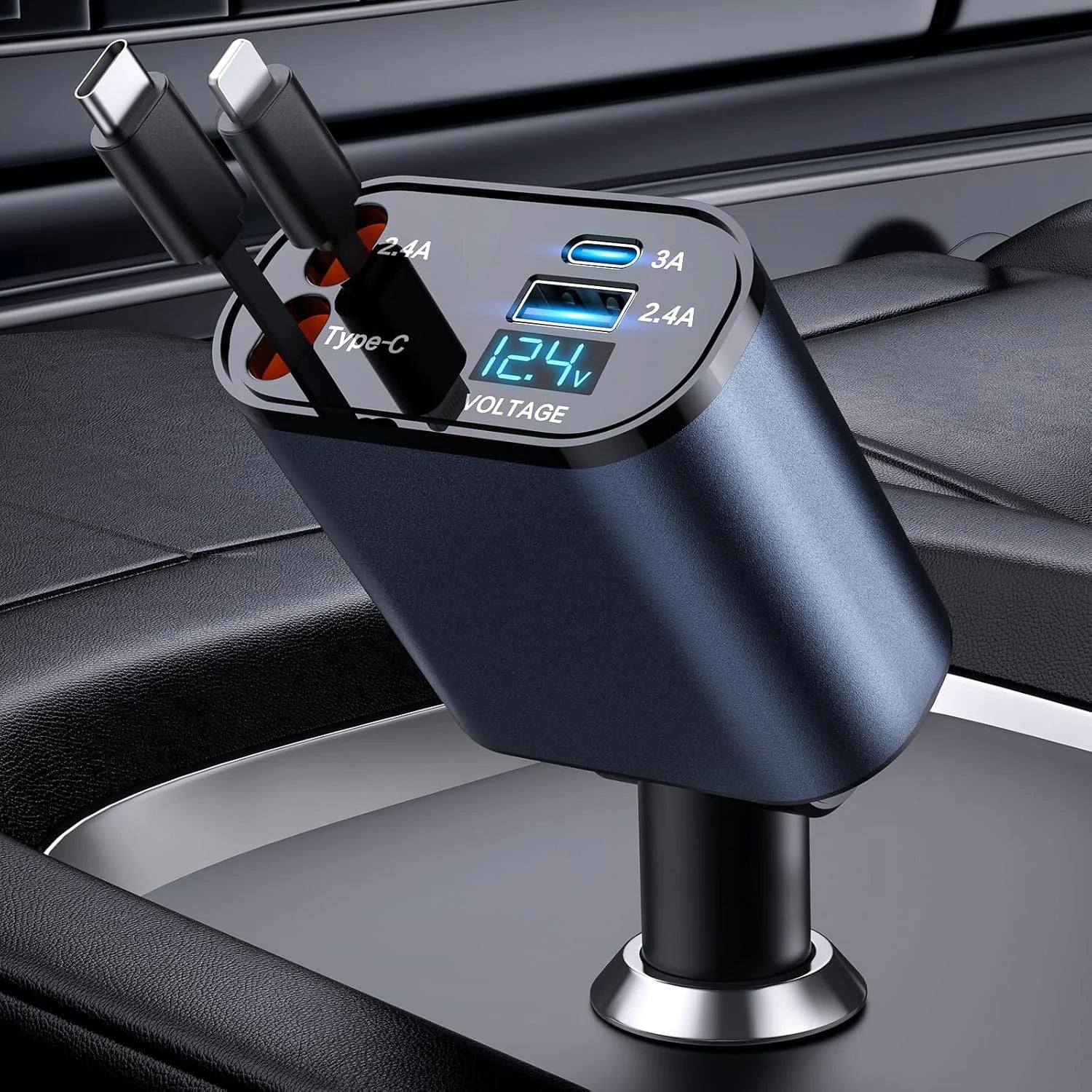 SpeedCharge 120W 4-in-1 Car Charger