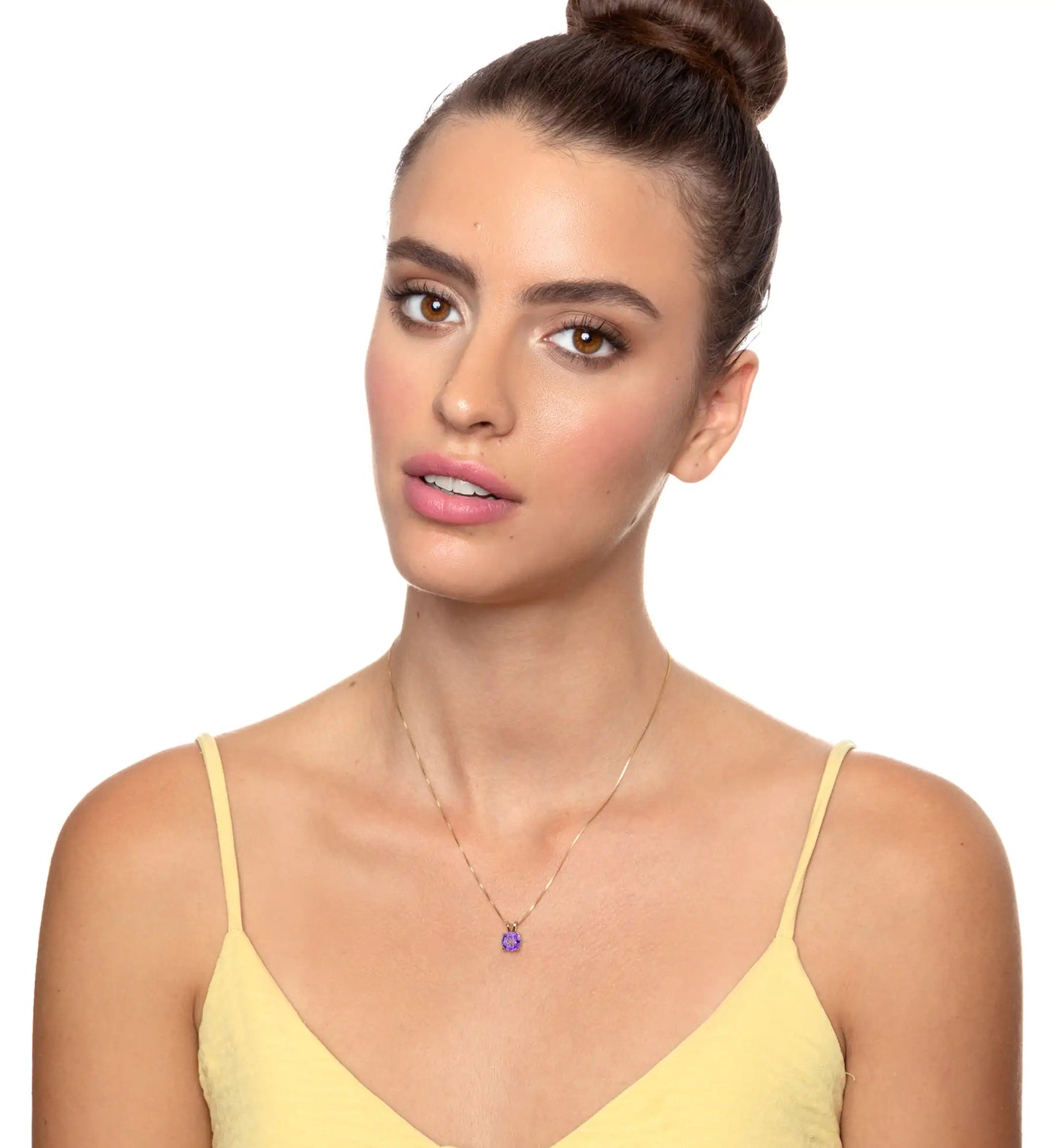 24k Gold Multi-Lingual Love Pendant Necklace