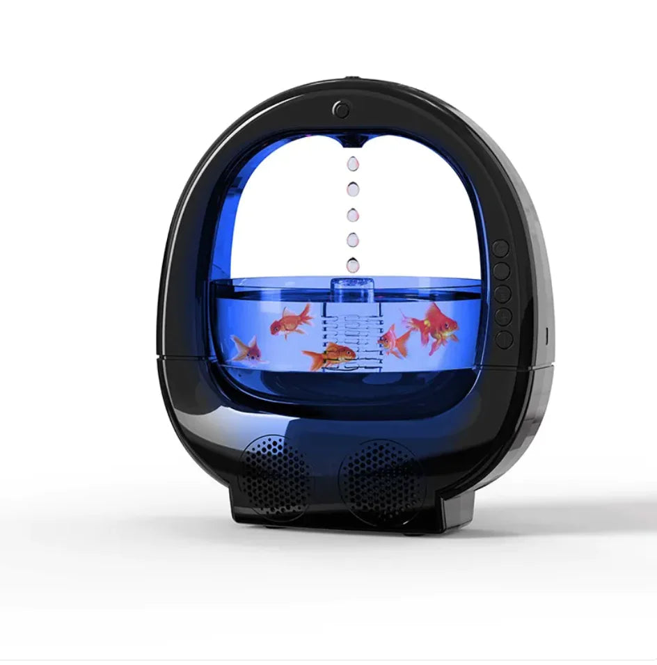 3-in-1 Aroma Humidifier with Bluetooth and Aquarium Light