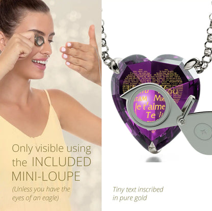 Heartfelt Silver 925 Love Pendant &amp; Earrings Set