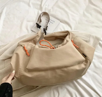Chic Solid Color Multi-Purpose Crossbody Bag