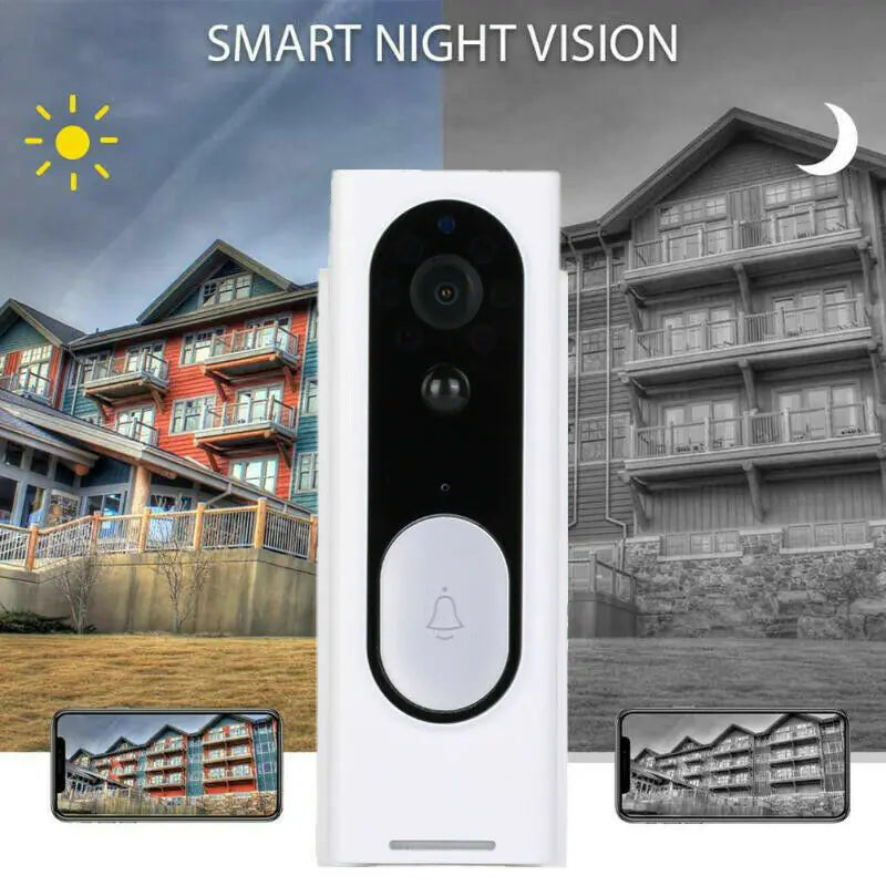 HD 1080P WiFi Ring Doorbell with Security Camera
