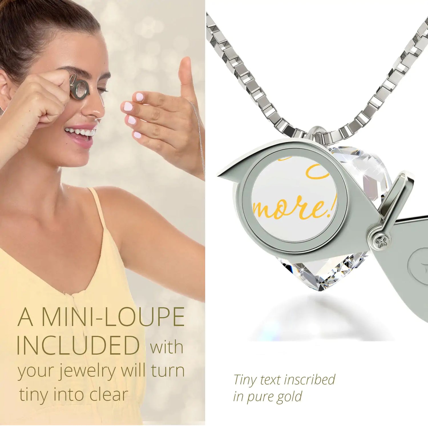 24k Gold Love More Heart Jewelry Set