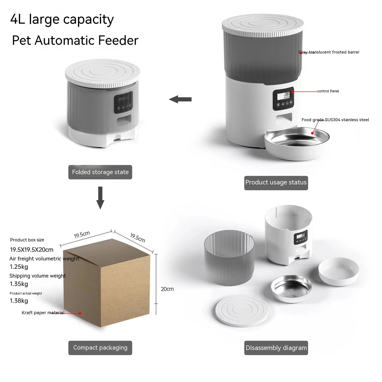 Smart Dual Pet Automatic Feeder