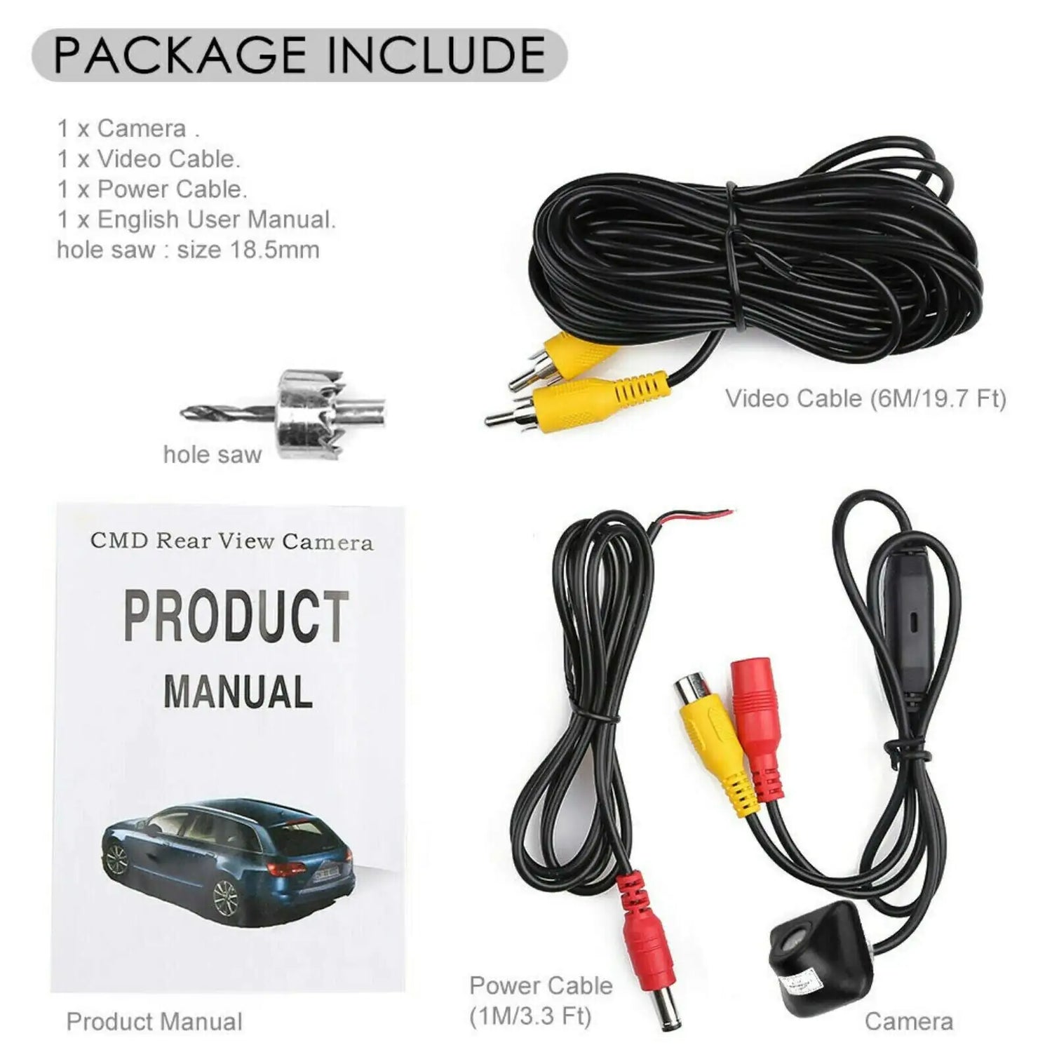 HD Night Vision Car Backup Camera