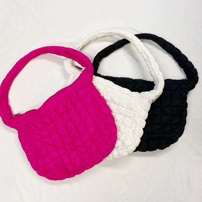 Chic Quilted Carryall Bag
