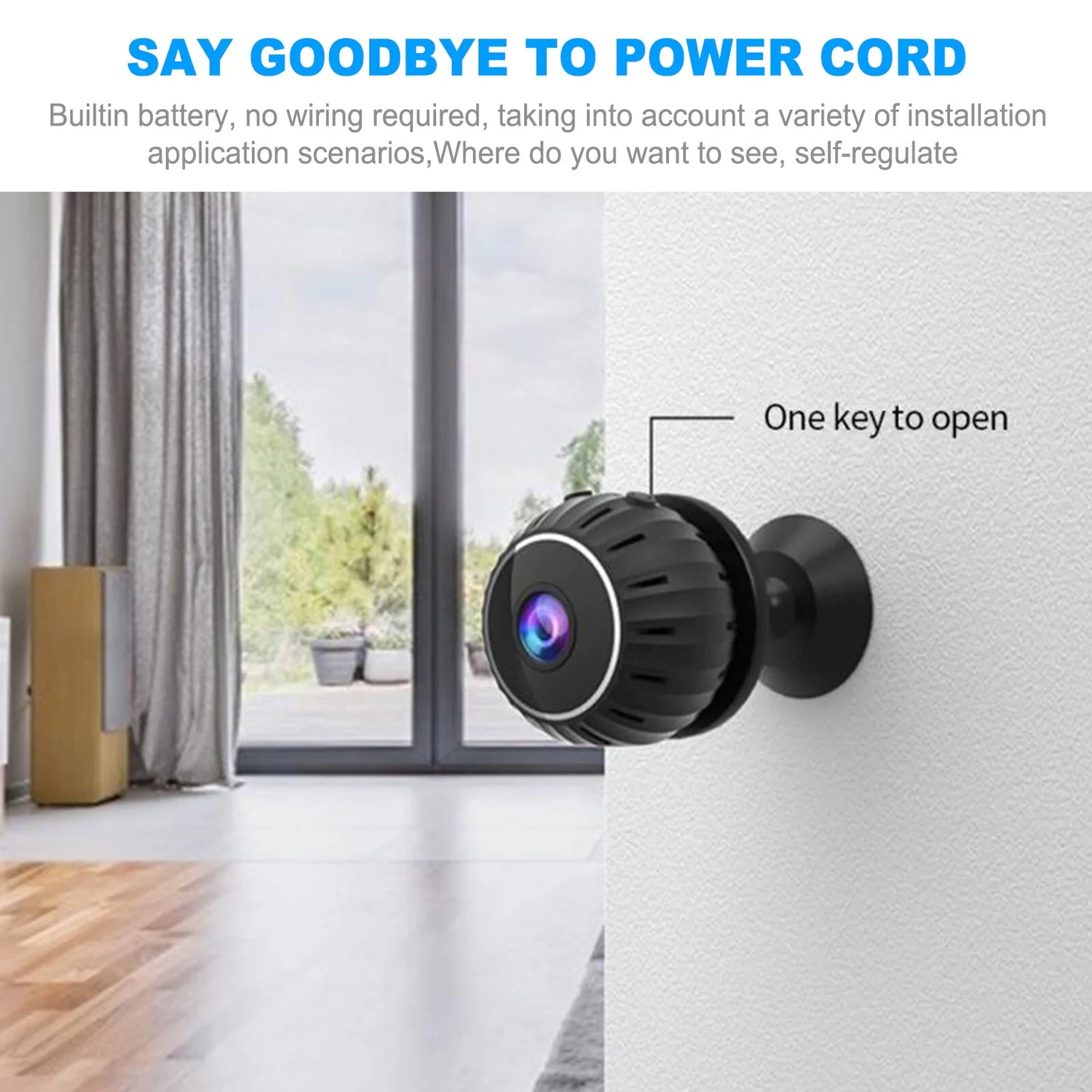 Compact Wireless Nanny Cam HD 1080P DVR