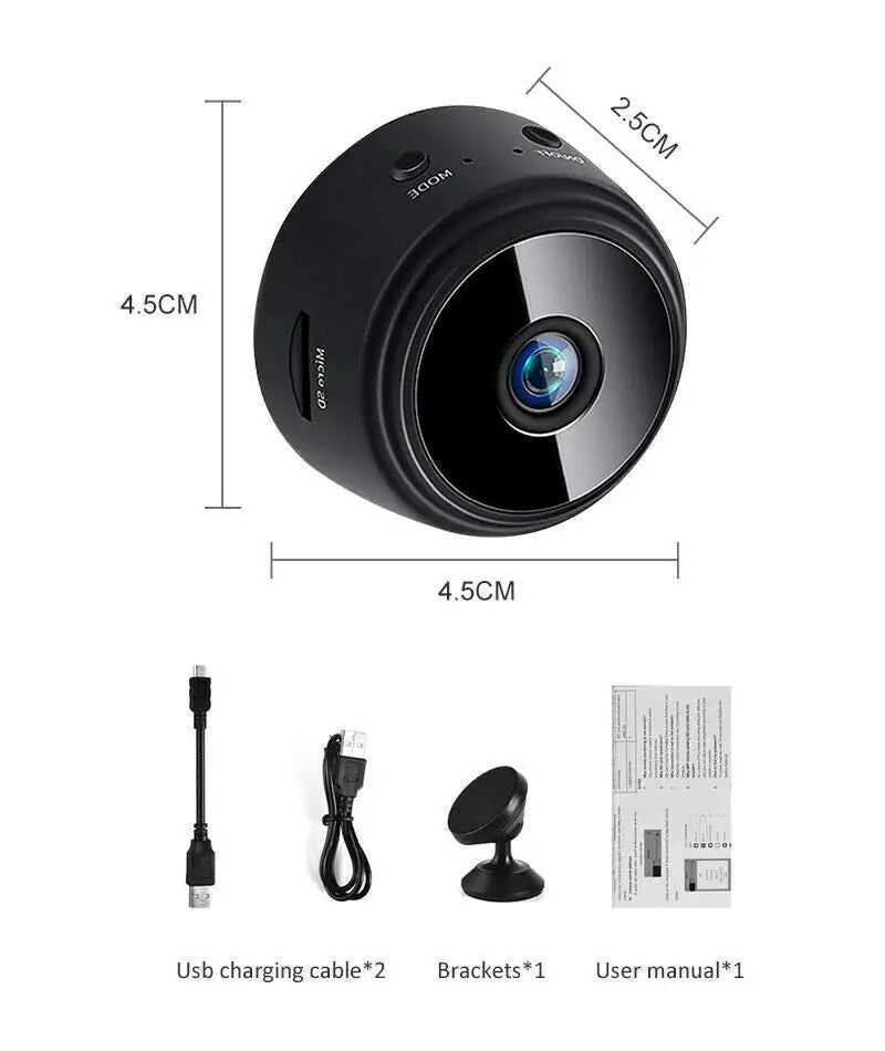 Compact HD WiFi Spy Camera 1080P DVR