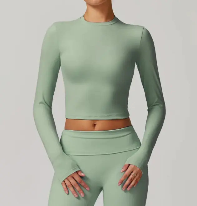 Sleek Long Sleeve Yoga Top