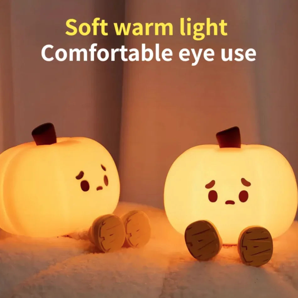 Silicone Pumpkin Spooky Light
