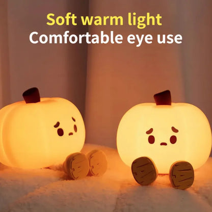 Silicone Pumpkin Spooky Light