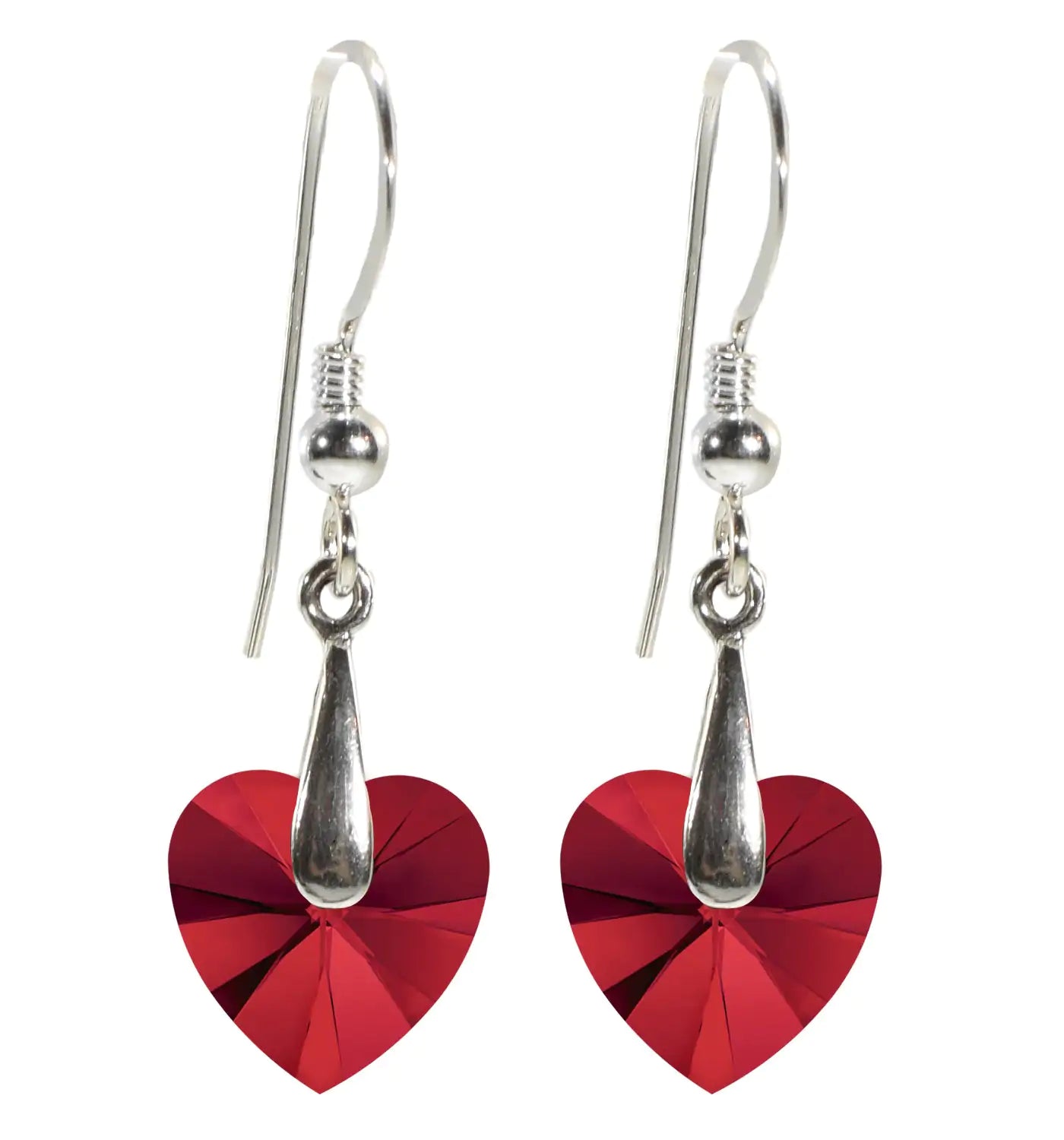 Heartfelt Silver 925 Love Pendant &amp; Earrings Set