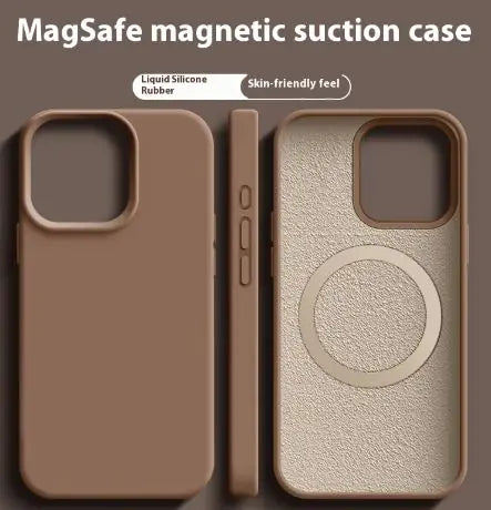 Silicone MagSafe Grip Case for iPhone
