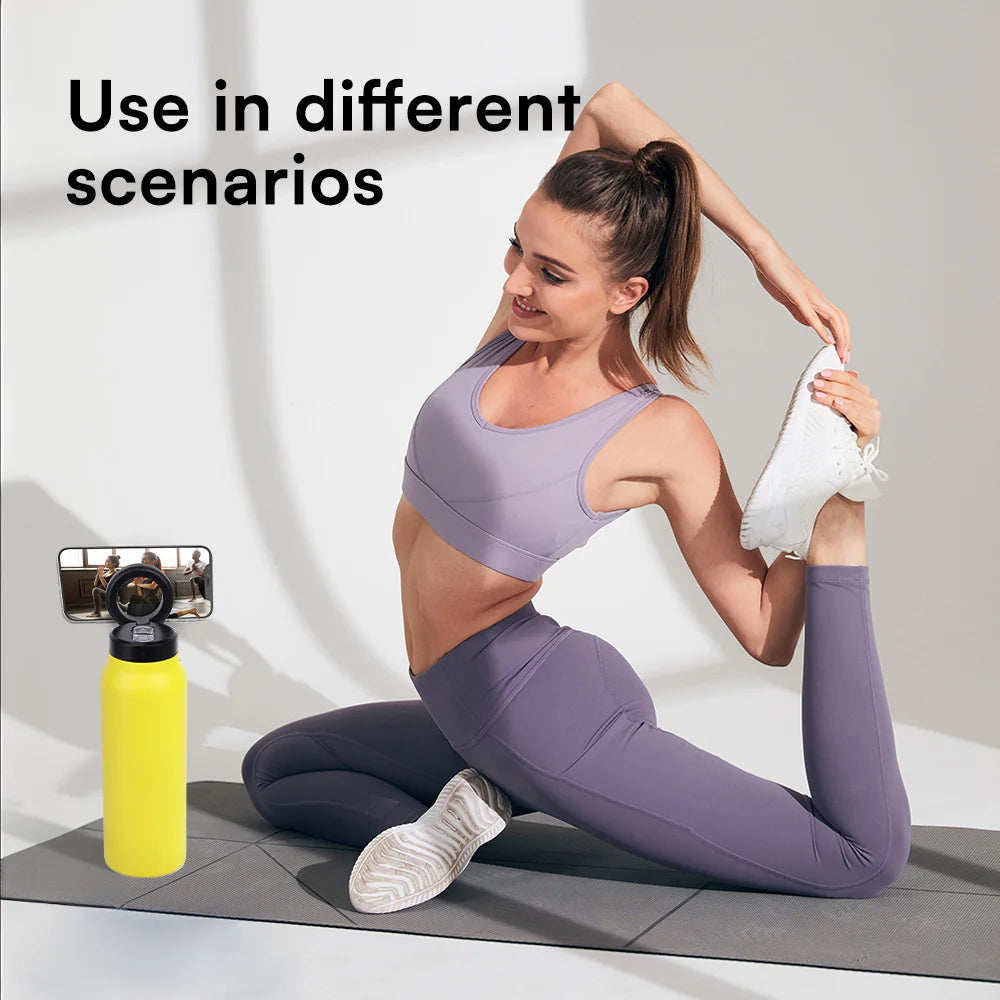 SnapLid Steel Bottle