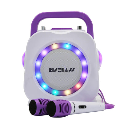Kids Party Karaoke Machine - Bluetooth with Dual Mics
