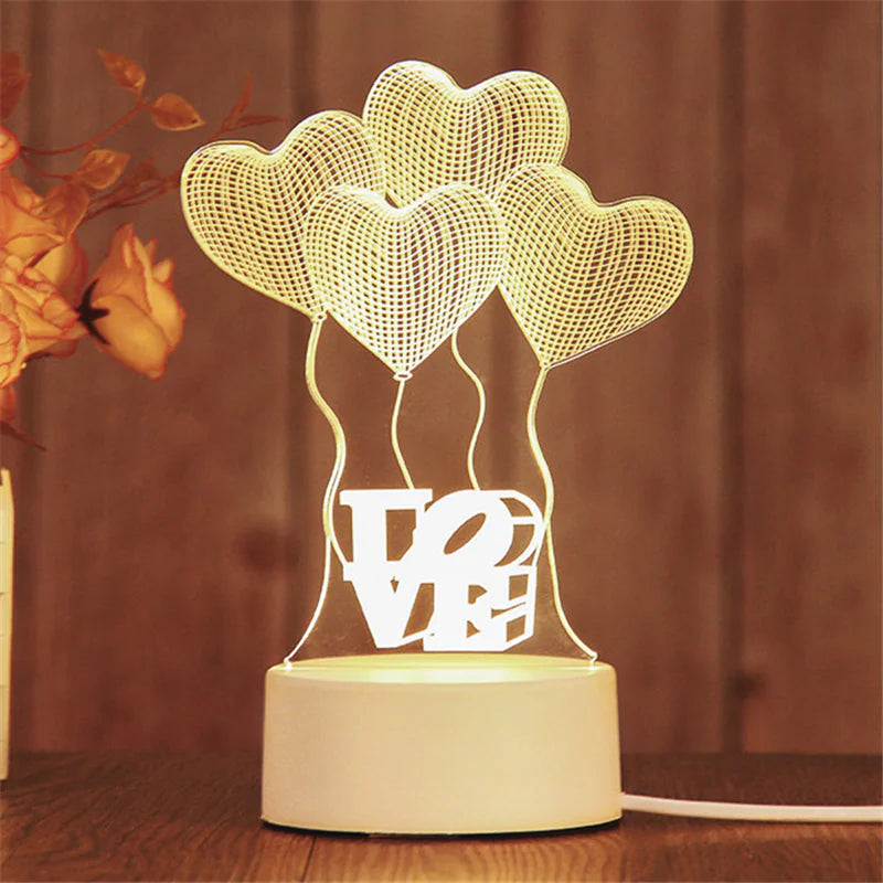 3D Acrylic Love Illuminator