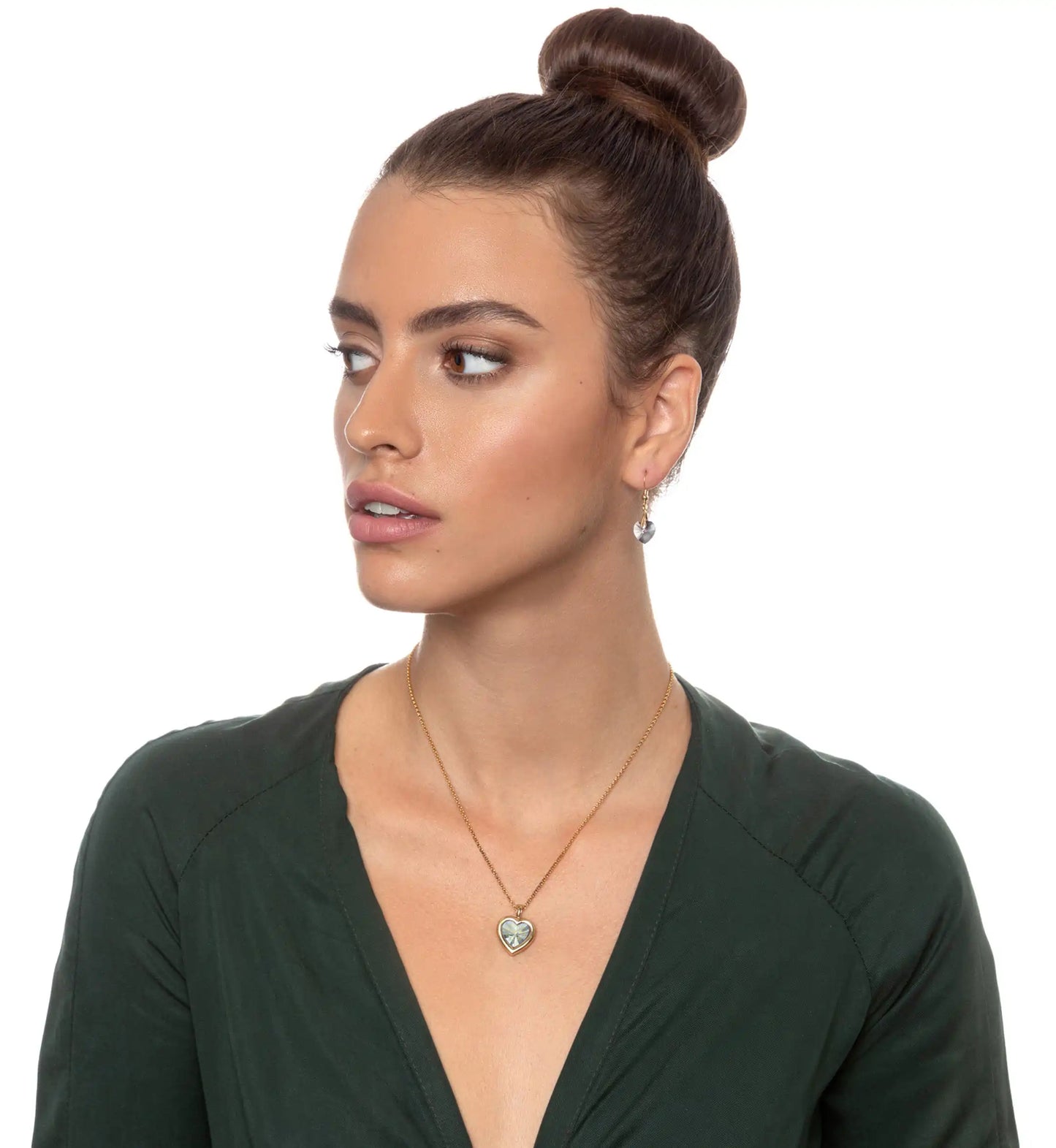 Multilingual Love Heart Jewelry Set