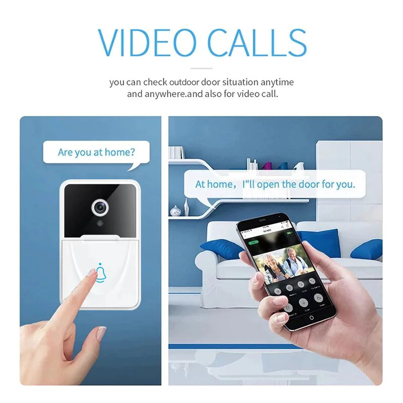 Smart WiFi Doorbell with Video Intercom