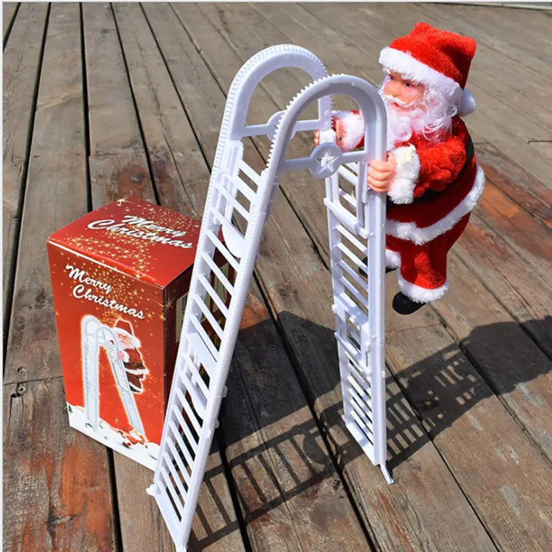 Santa Climber Figurine