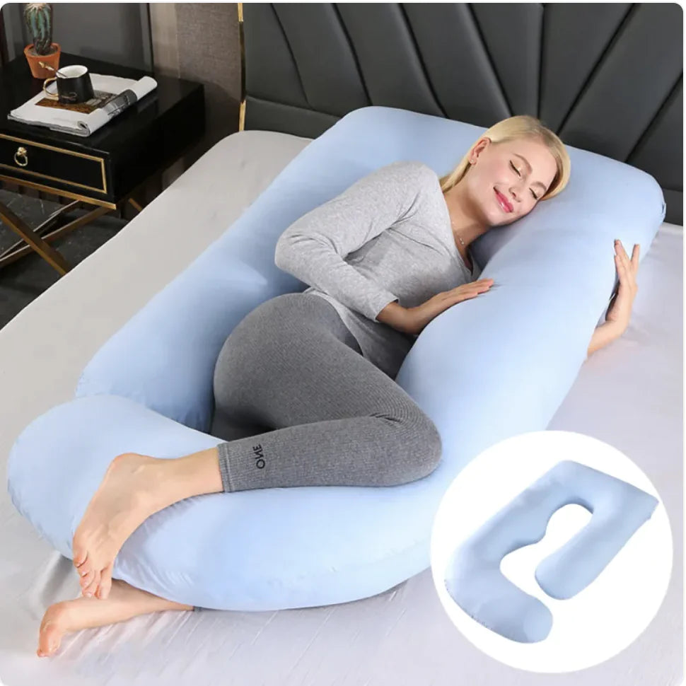 J-Shaped Pregnancy Support Pillow