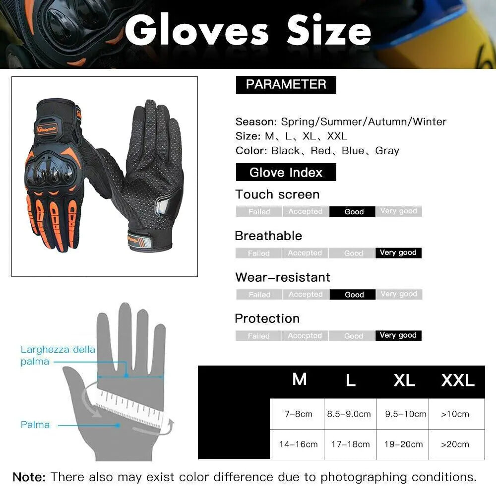 Full Finger Motocross Riding Gloves