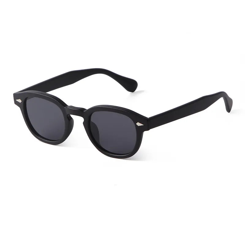 Trendy Small Oval UV Sunglasses