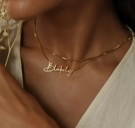 Stainless Steel Name Necklace