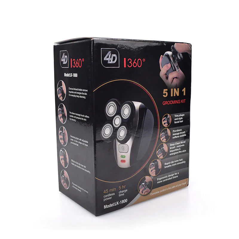 5-in-1 Versatile Electric Shaver Kit