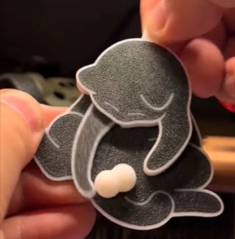 Kitten Acrylic Keychain Pendant