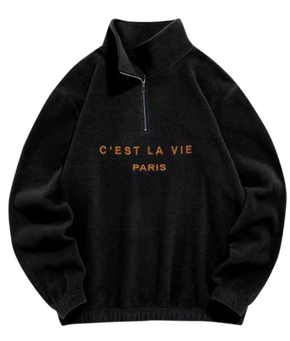 Cozy Fleece Turtleneck Hoodie