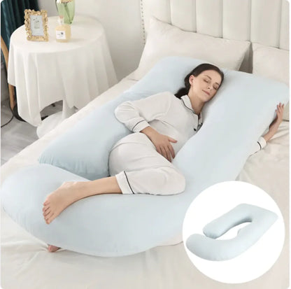 J-Shaped Pregnancy Support Pillow