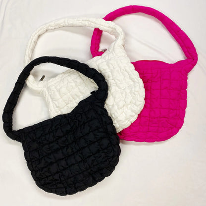 Chic Quilted Carryall Bag