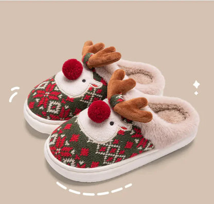 Festive Colorblock Slippers