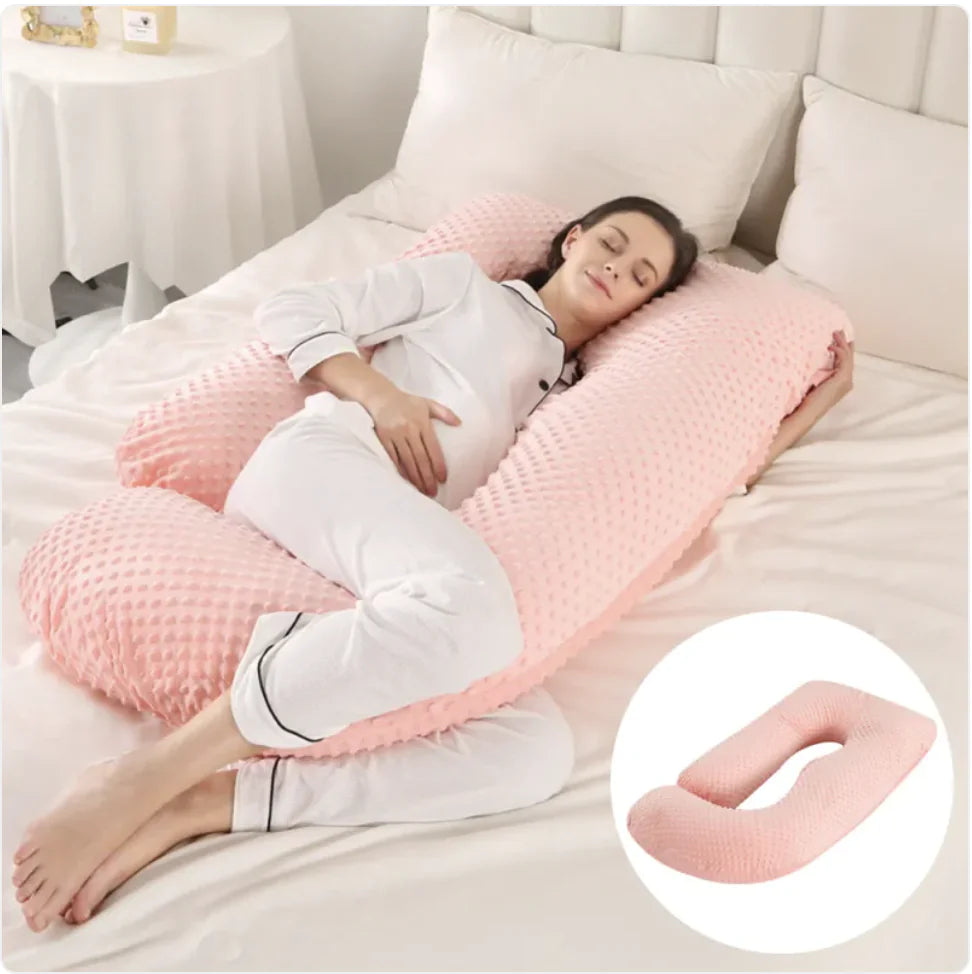 J-Shaped Pregnancy Support Pillow