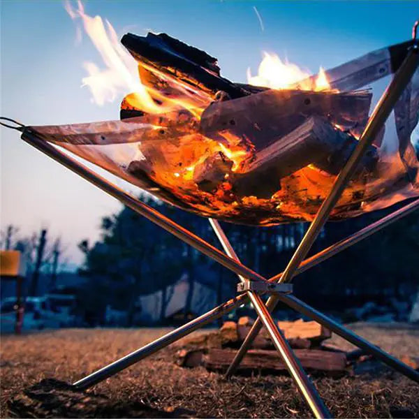 Compact Campfire BBQ Grill